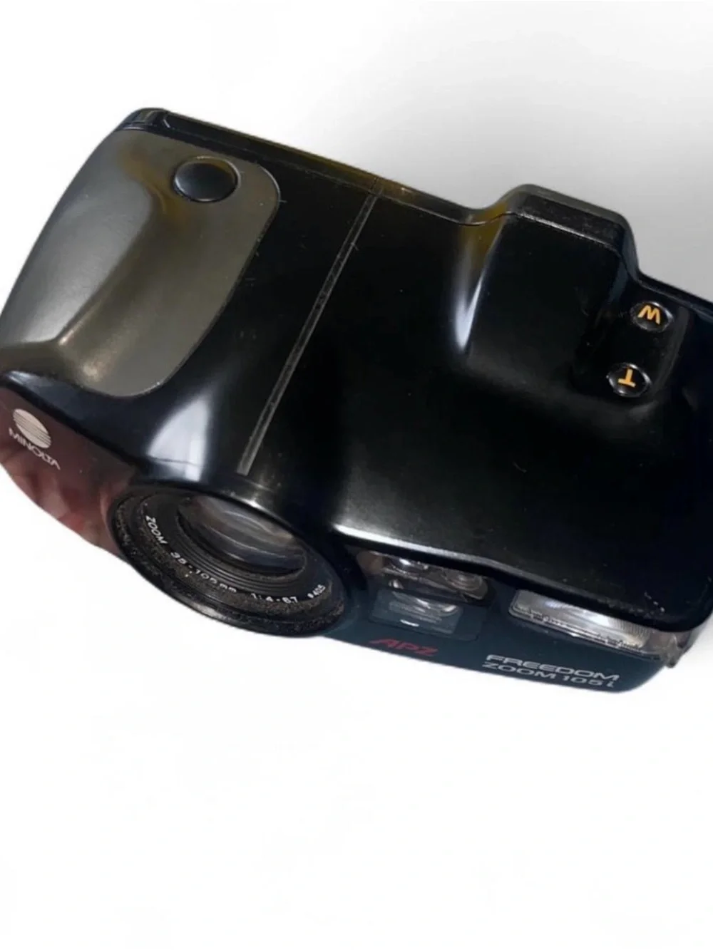 Freedom Zoom 105i 35mm Film Camera — Black with film